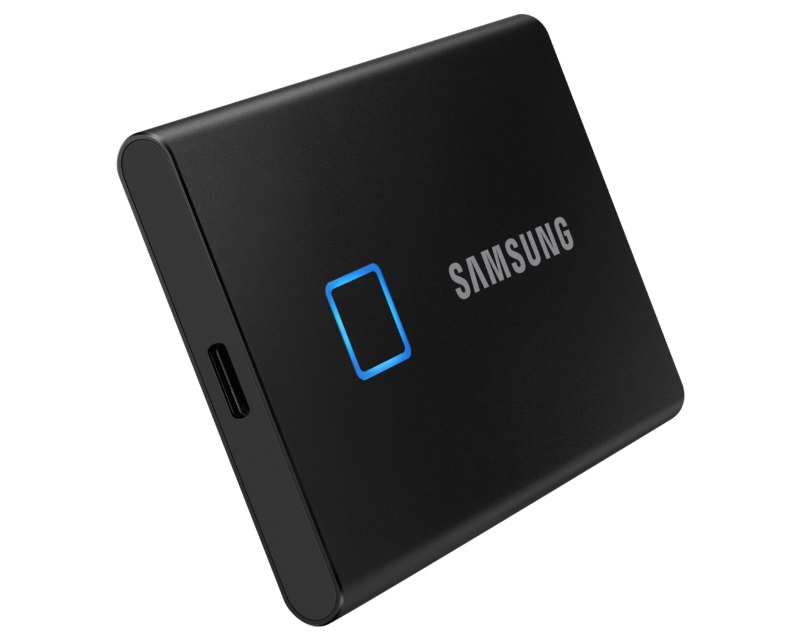 SAMSUNG Portable T7 Touch 1TB crni eksterni SSD MU-PC1T0K - Слика 7
