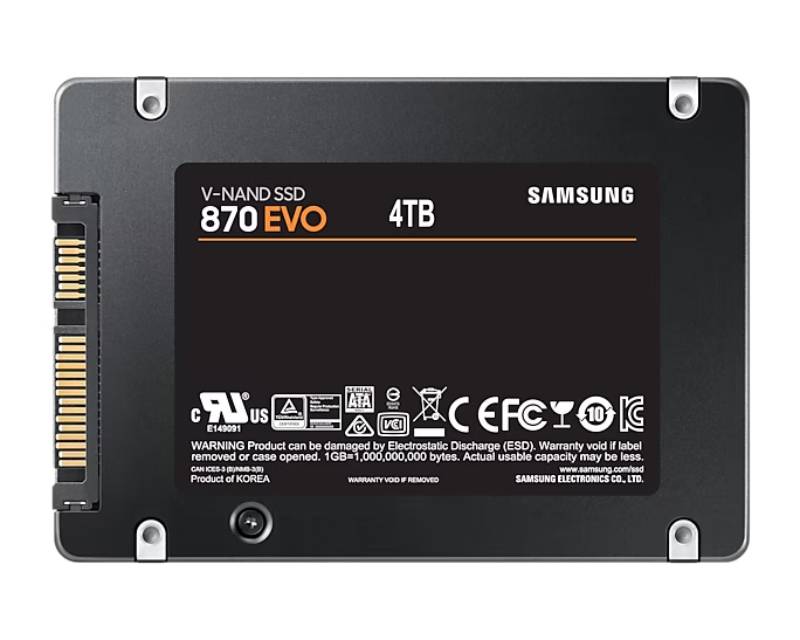 SAMSUNG 4TB 2.5 inča SATA III MZ-77E4T0BW 870 EVO Series SSD - Слика 3