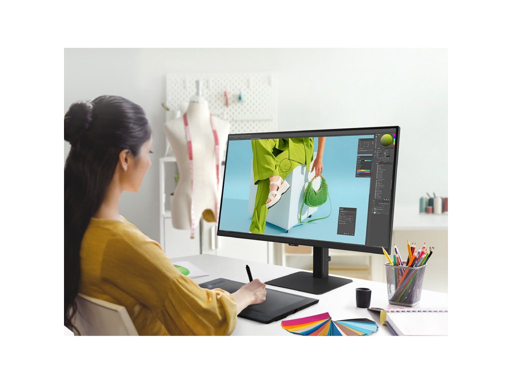 Monitor SAMSUNG LS27D700EAUXEN 27"/IPS/3840x2160/60Hz/5ms GtG/HDMI,DP/Pivot,visina/VESA/crna - Слика 4