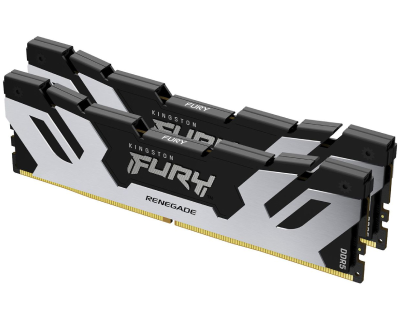 KINGSTON DIMM DDR5 32GB (2x16GB kit) 8000MT/s KF580C38RSK2-32 FURY Renegade Silver/Black XMP - Слика 2