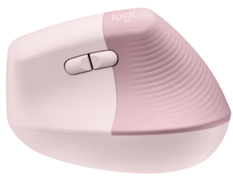 LOGITECH Lift Vertical Ergonomic Wireless miš roze - Слика 4