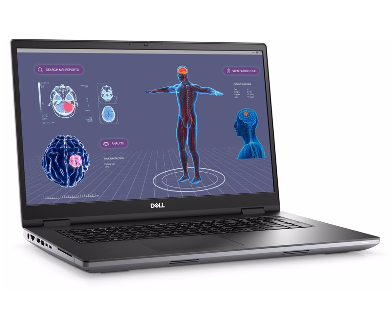 DELL Precision M7780 17.3 inch FHD 500nits i9-13950HX 32GB 1TB SSD RTX 3500 12GB Back - Слика 2