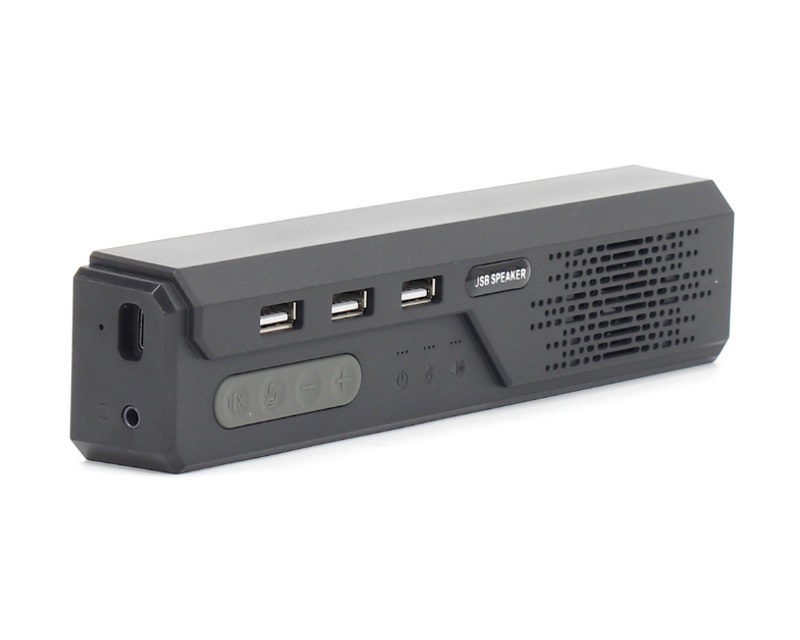 FAST ASIA Adapter USB 2.0 na 3x HUB + Speaker+ Microphone - Слика 2