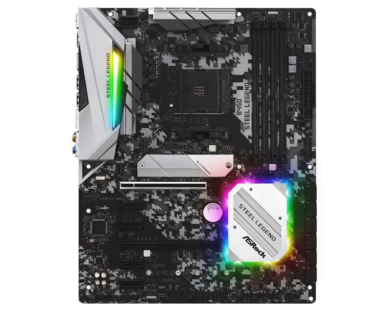 ASROCK B450 STEEL LEGEND matična ploča - Слика 2