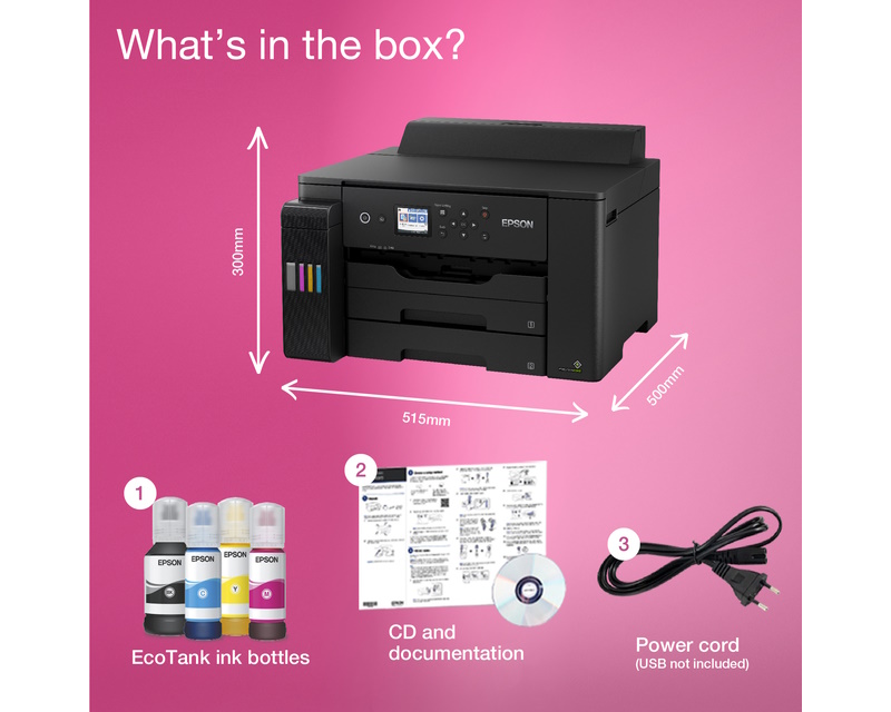 EPSON L11160 A3+ EcoTank ITS (4 boje) inkjet štampač - Слика 9