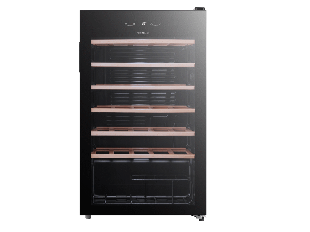 Vinska vitrina TESLA RW092M G/93L/47x47x84,5cm/crna - Слика 2