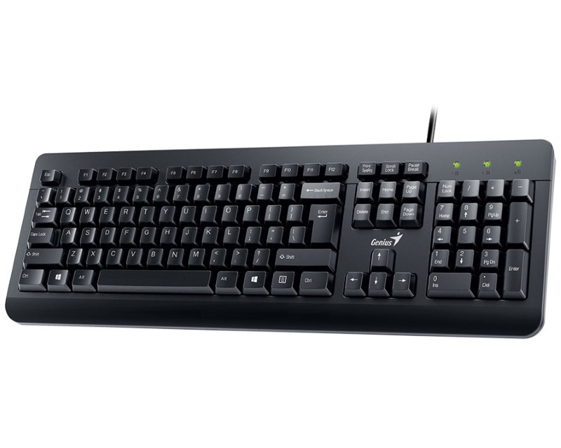GENIUS KM-160 USB YU crna tastatura+ USB crni miš - Слика 2