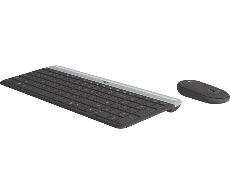 LOGITECH MK470 Wireless Desktop US Graphite tastatura + miš - Слика 2