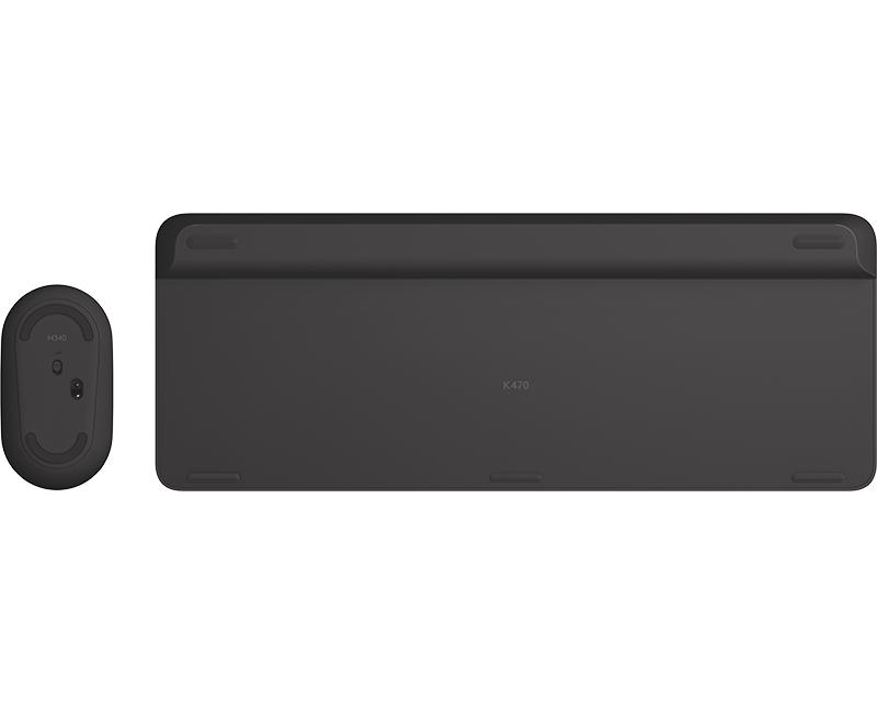 LOGITECH MK470 Wireless Desktop US Graphite tastatura + miš - Слика 4