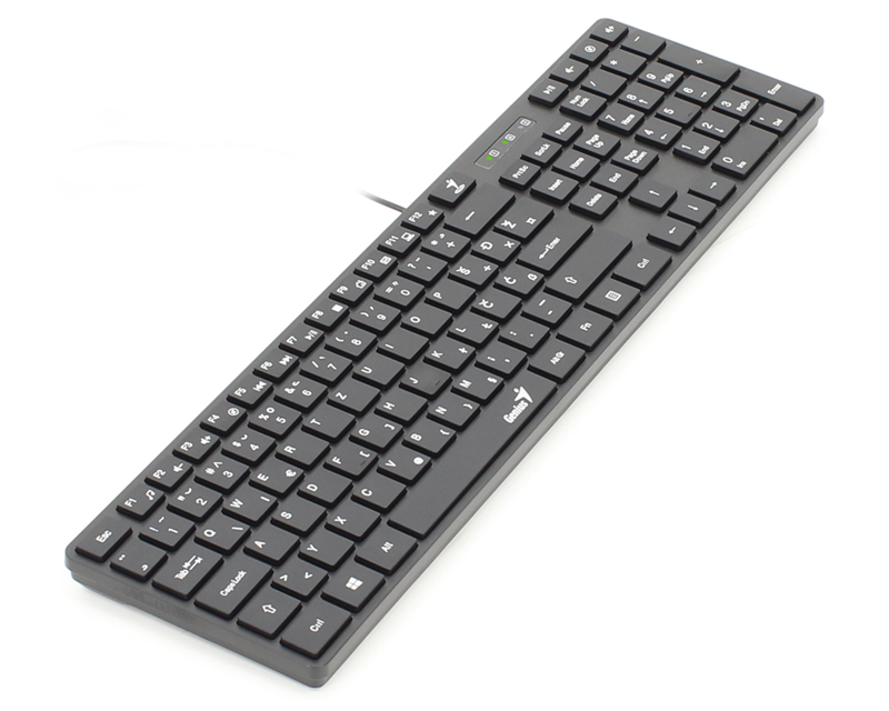 GENIUS SlimStar 126 USB YU crna tastatura - Слика 2