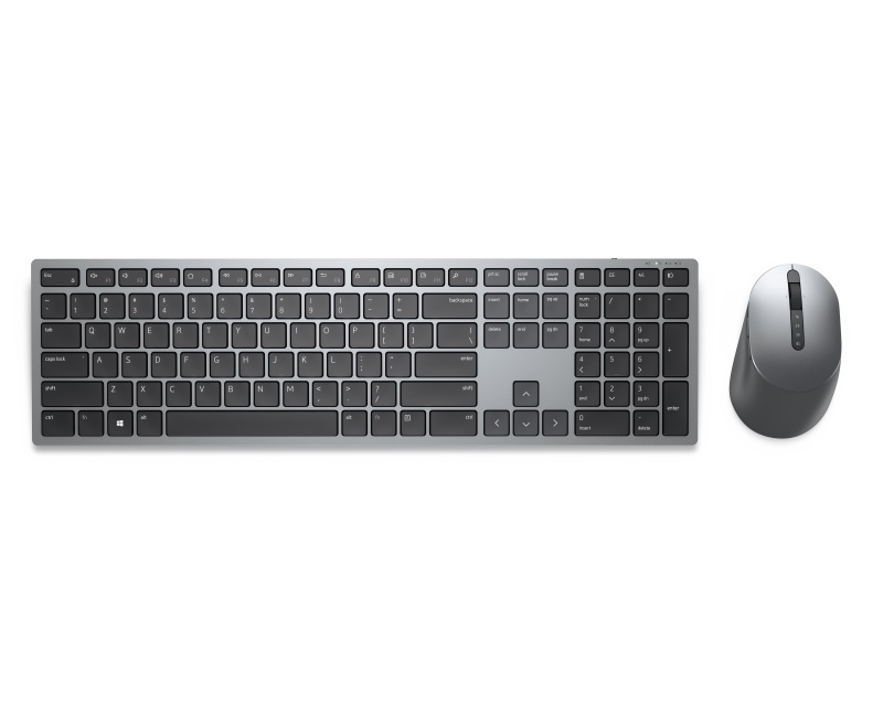 DELL KM7321W Wireless Premier Multi-device US tastatura + miš siva - Слика 2