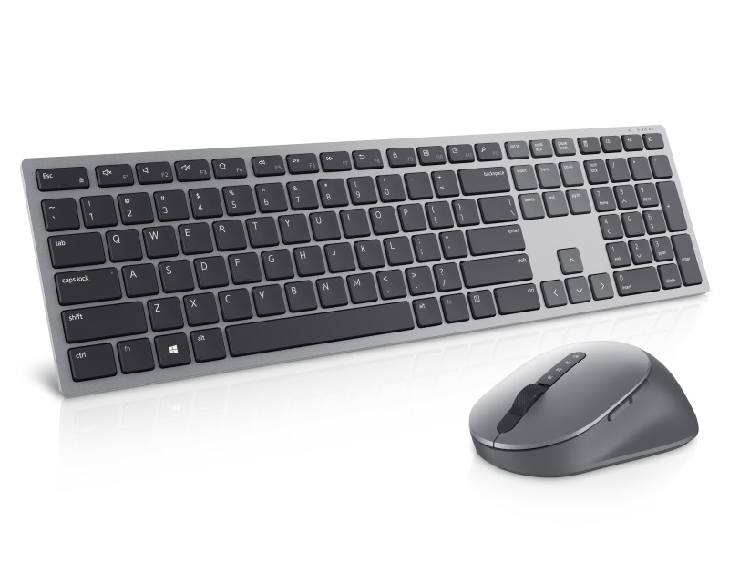 DELL KM7321W Wireless Premier Multi-device US tastatura + miš siva - Слика 5