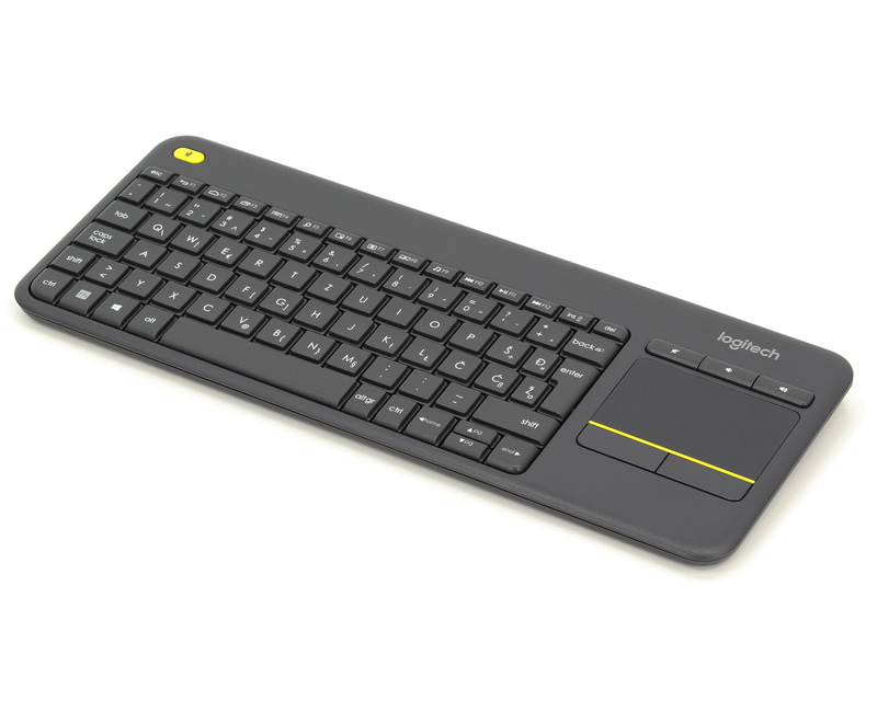 LOGITECH K400 Plus Wireless Touch YU crna tastatura - Слика 2