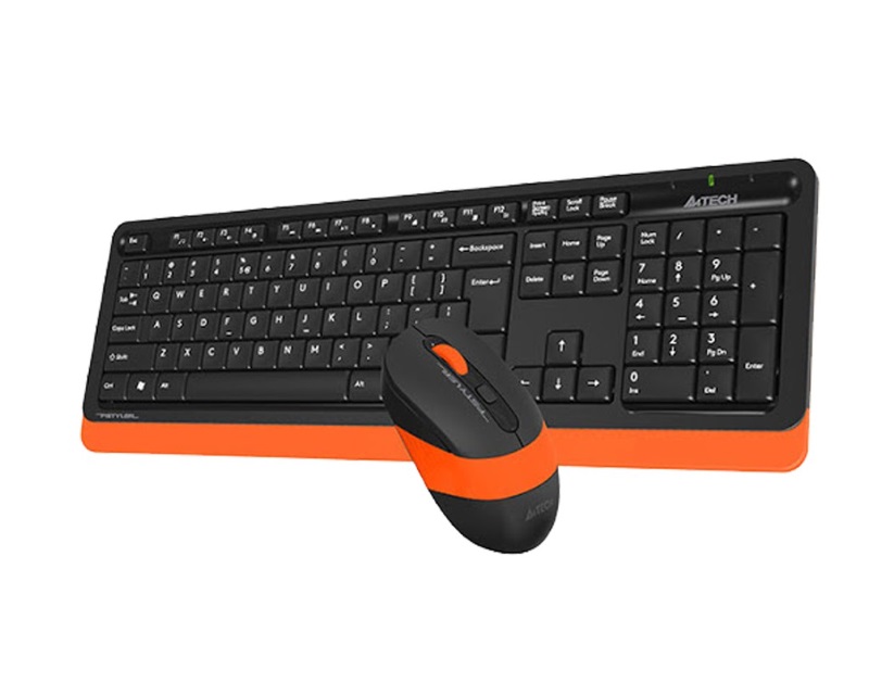 A4 TECH FG1010 FSTYLER Wireless Combo USB US narandžasti set - Слика 4