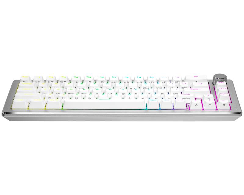 COOLER MASTER CK720 Gaming mehanička tastatura, brown switch, bela(CK-720-SKKM1-US) - Слика 4