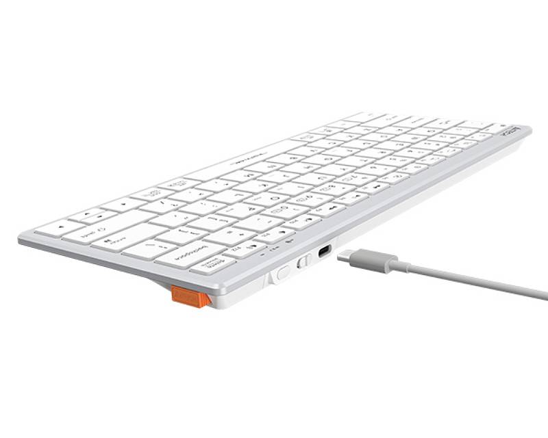 A4 TECH FBX51C FSTYLER Bluetooth & 2.4G Scissor Switch Compact USB tastatura US bela - Слика 3