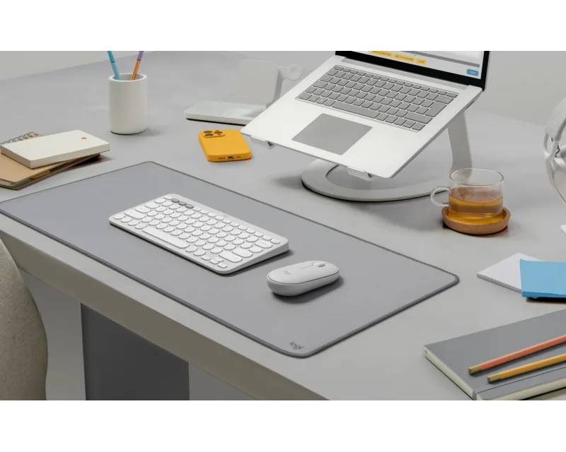 LOGITECH K380s Bluetooth Pebble Keys 2 US bela tastatura - Слика 5