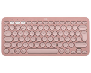 LOGITECH K380s Bluetooth Pebble Keys 2 US roze tastatura