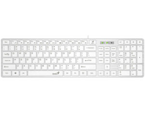 GENIUS SlimStar 126 USB US bela tastatura