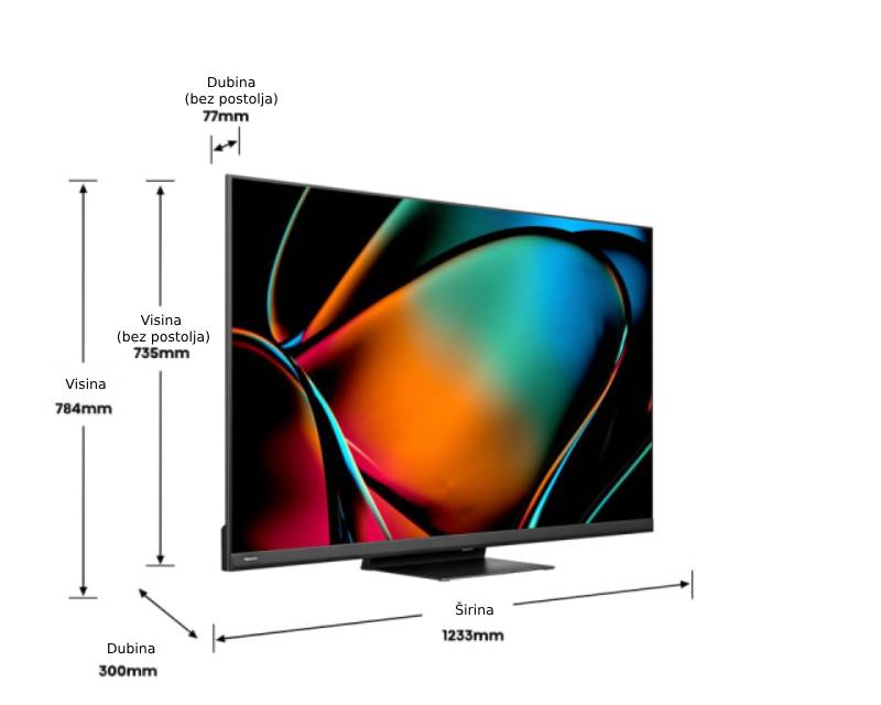 HISENSE 55 inča 55U8KQ Mini-LED 4K UHD Smart TV - Слика 8