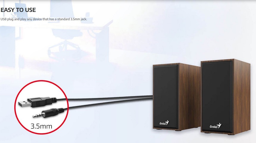 GENIUS SP-HF180 wood zvučnici - Слика 7