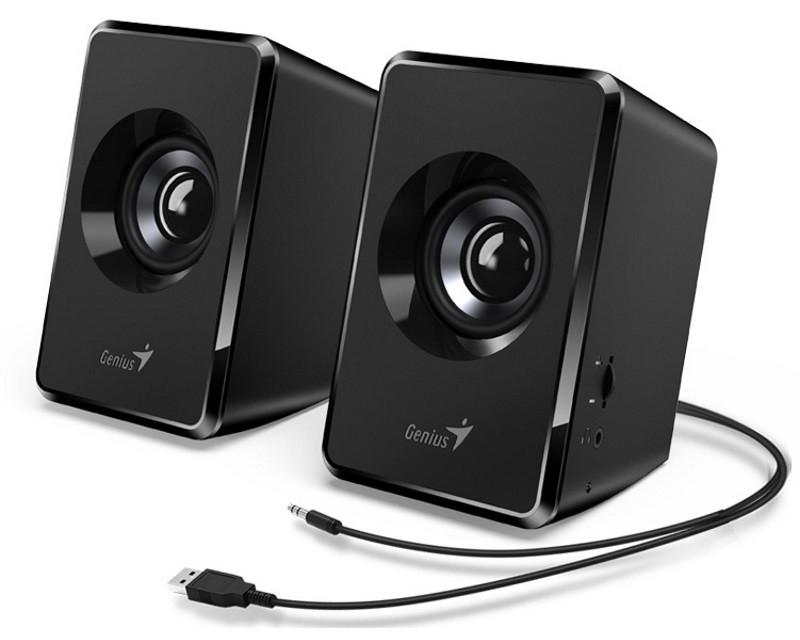 GENIUS SP-U125 USB crni zvučnici - Слика 2