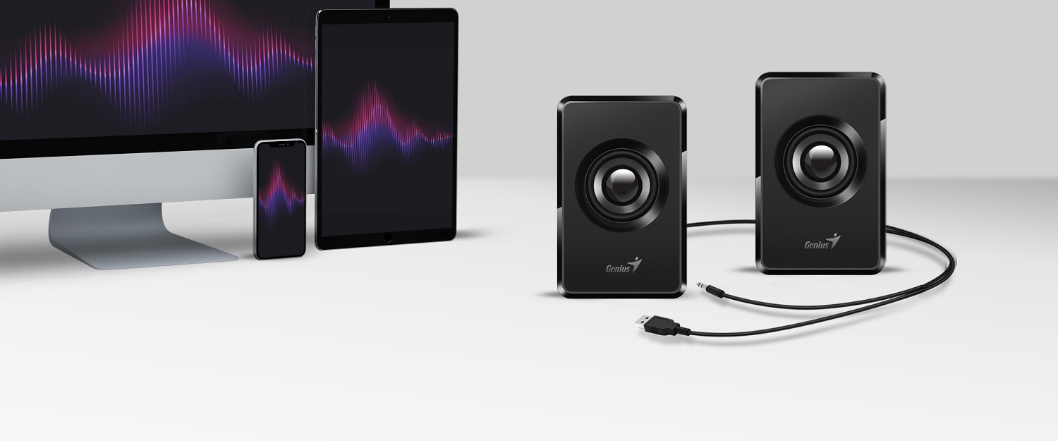GENIUS SP-U125 USB crni zvučnici - Слика 4