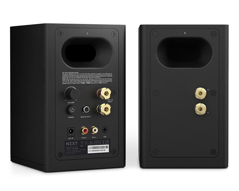 NZXT Gaming Speakers 3 inča Black V2 zvučnici crni (AP-SPKB2-EU) - Слика 4