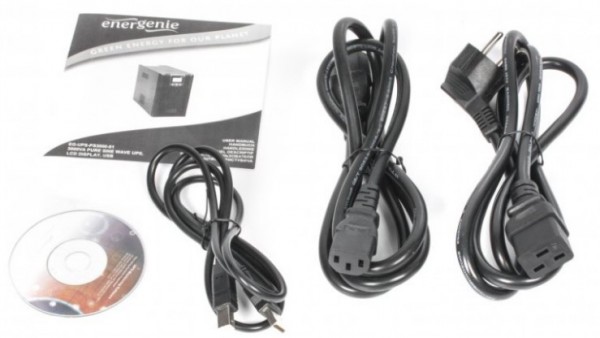 EG-UPS-PS3000-01 Gembird UPS sa stabilizatorom 3000VA (2400W) pure sine wave, LCD, USB, black - Слика 3