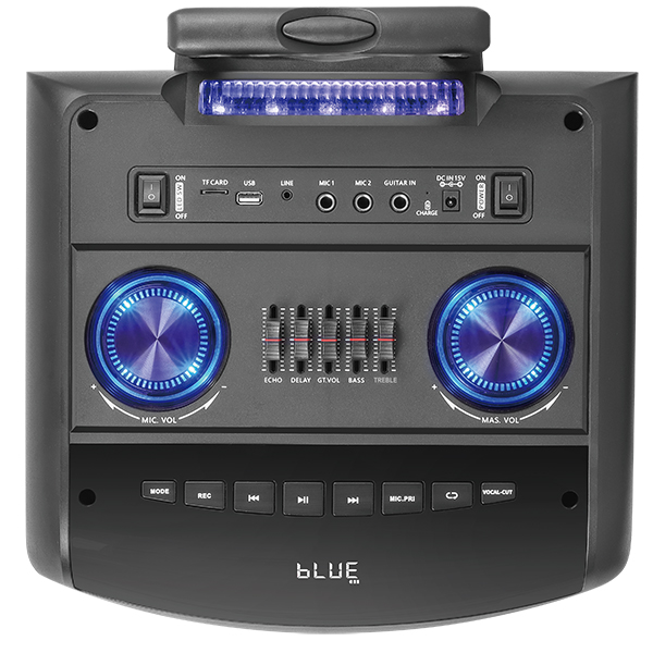 Xwave AS-BT312 Bluetooth Party zvučnik TWS/180W/USB/MicroSD/FM/Mic1/Mic2/Guitar In/Aux - Слика 2