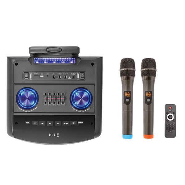 Xwave AS-BT312 Bluetooth Party zvučnik TWS/180W/USB/MicroSD/FM/Mic1/Mic2/Guitar In/Aux - Слика 4