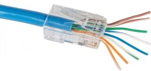 GEMBIRD LC-PTF-01/100 CAT6 LAN UTP kategorije 6 EZ PROLAZNI KONEKTOR PNP88FZv2-R RJ45 (100 komada pakovanje)