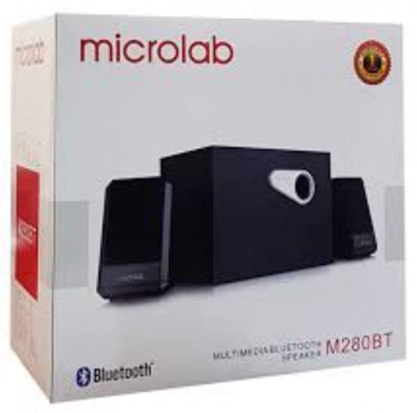 Microlab M280BT Aktivni drveni zvucnici 2.1 42W RMS(26W, 2x8W) SD, USB, BLUETOOTH , 3.5mm - Слика 3