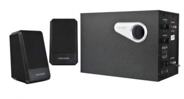 Microlab M280BT Aktivni drveni zvucnici 2.1 42W RMS(26W, 2x8W) SD, USB, BLUETOOTH , 3.5mm - Слика 4
