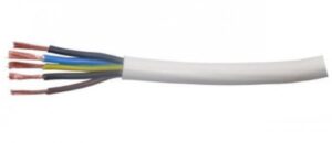 TF Kable Kabl * H03VV-F 5x1.5 Beli (pp/l-y)  licnasti (11585)