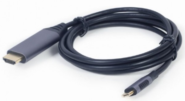 CC-USB3C-HDMI-01-6 Gembird USB Type-C to HDMI display adapter cable, space grey, 1.8 m A - Слика 2
