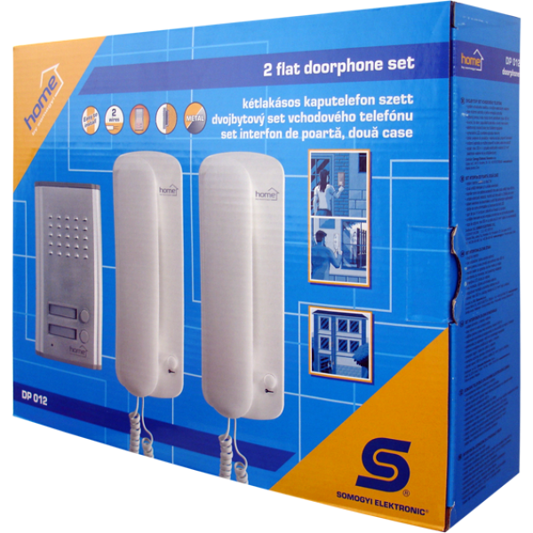 Zicni interfon DP012, dve unutrasnje slusalice, Max 450m - Слика 2