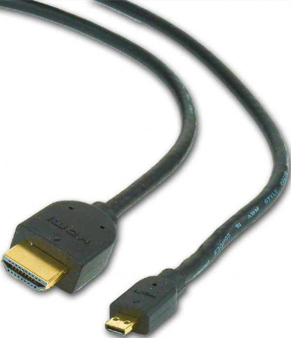 CC-HDMID-15 Gembird HDMI male to micro D-male black kabl4.5 m - Слика 2