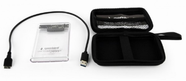 GEMBIRD HDD 2.5 * 500GB SET USB 3.0 SATA eksterno kuciste + 500GB WD5000LUCT SEAGATE EE2-U3S9-6 (1899) - Слика 2