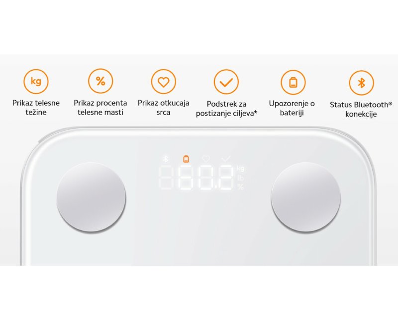 XIAOMI Mi Pametna Vaga S400 (BHR7793GL) - Слика 5
