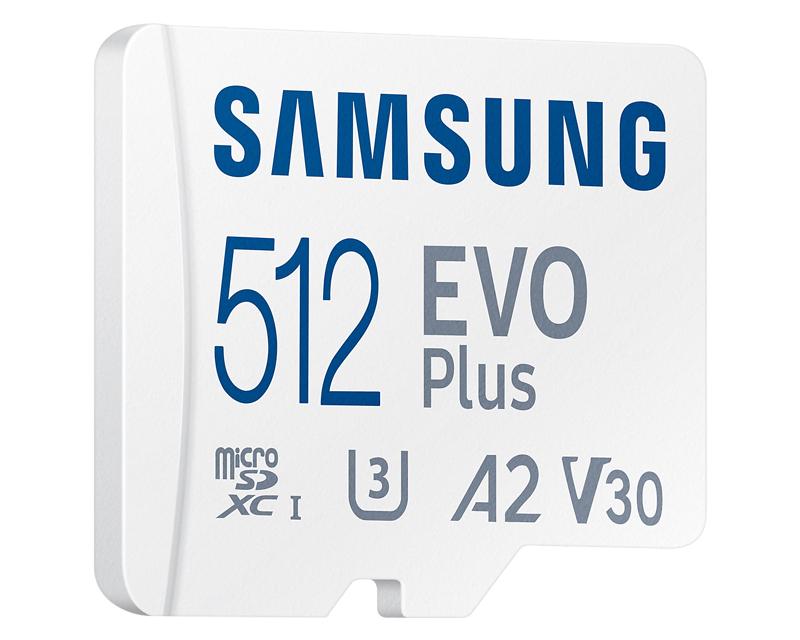 SAMSUNG Memorijska kartica EVO PLUS MicroSD 512GB class 10 + Adapter MB-MC512SA - Слика 2
