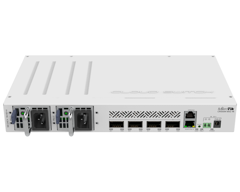 MIKROTIK (CRS504-4XQ-IN) CRS504, RouterOS L5, cloud ruter switch - Слика 2