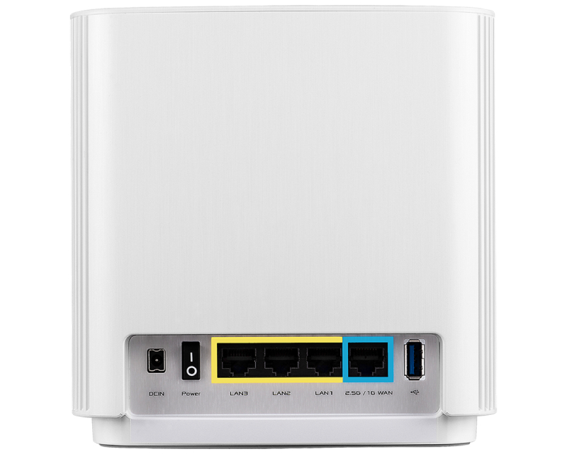 ASUS XT8 (W-1-PK) Wireless ruter ZenAx XT8 beli - Слика 2
