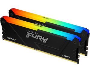 KINGSTON DIMM DDR4 64GB (2x32GB kit) 3200MT/s KF432C16BB2AK2/64  Fury Beast RGB
