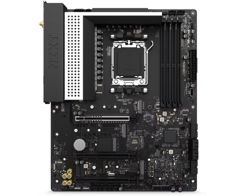 NZXT N7 B650E (N7-B65XT-W1) WHITE matična ploča - Слика 3