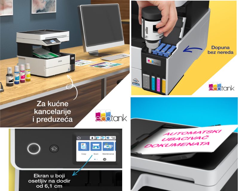 EPSON L6460 EcoTank multifunkcijski inkjet štampač - Слика 8