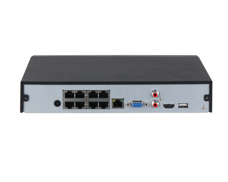 DAHUA NVR4108HS-8P-4KS3 8CH Compact 1U 8PoE 1HDD Lite Network Video Recorder - Слика 3