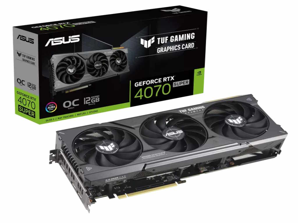 Grafička karta ASUS TUF-RTX4070S-O12G-GAMING NVD/12GB/GDDR6X/192bit/crna - Слика 2