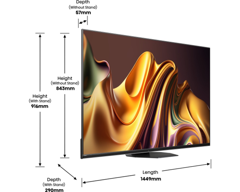HISENSE 65 inča 65U8NQ Mini LED 4K UHD Smart TV - Слика 9