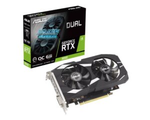 Graficka karta ASUS DUAL-RTX3050-O6G NVD/6GB/GDDR6/96bit/crna